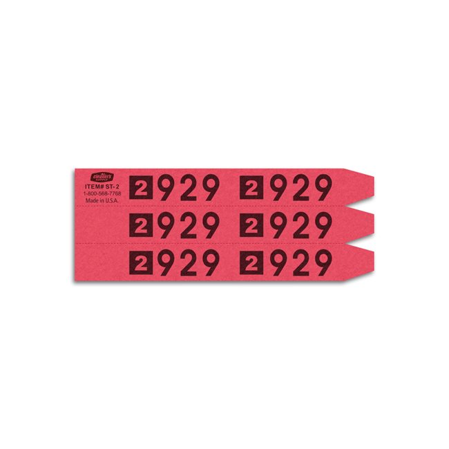 Etiquetas - Ticket Sencillo # 2 - Cleaner Supply - 1000/1 - Und