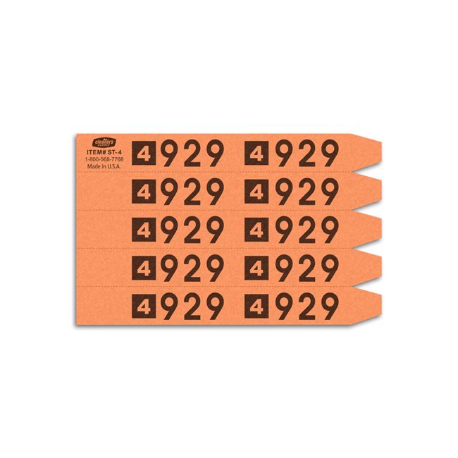 Etiquetas - Ticket Sencillo # 4 - Cleaner Supply - 1000/1 - Und
