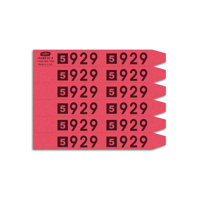 Etiquetas - Ticket Sencillo # 5 - Cleaner Supply - 1000/1 - Und