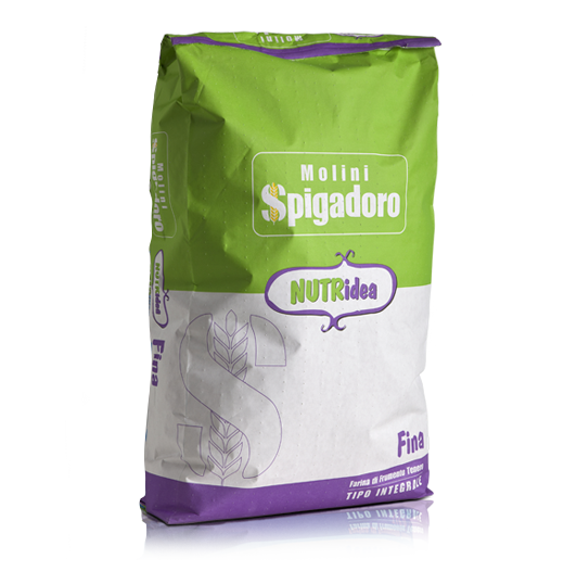 Cereales - Harina  - SPIGADORO - NutrIdea Fina Tipo Integrale - 1/25 kg - Und