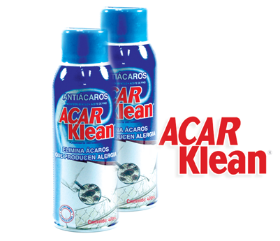 Quimicos - Limpiador de Acaros - ACAR KLEAN - Spray 400 ml - Und