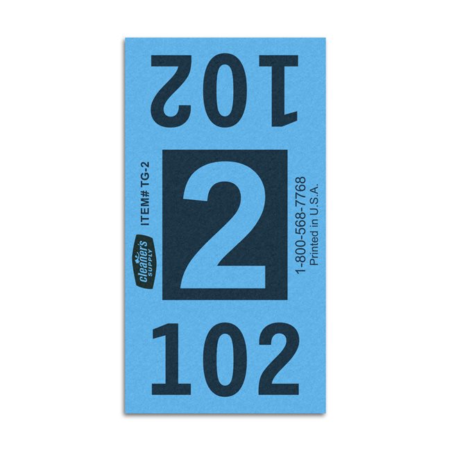 Etiquetas - Tickets Numerados  - CLNR - #2 Azul 3000/1 - Und