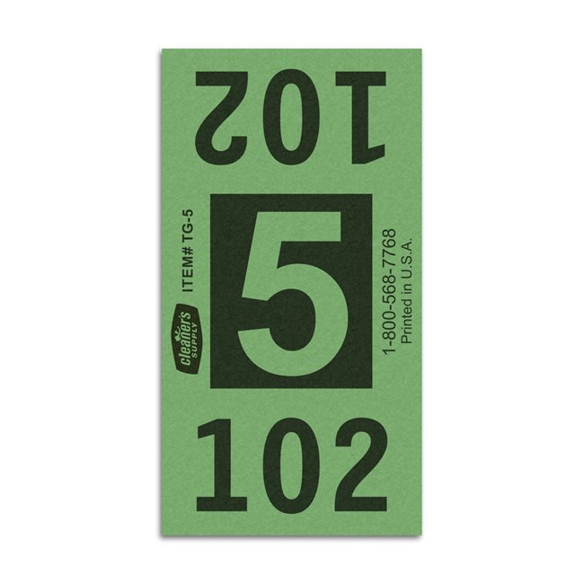 Etiquetas - Tickets Numerados  - CLNR - #5 Verde 6000/1 - Und