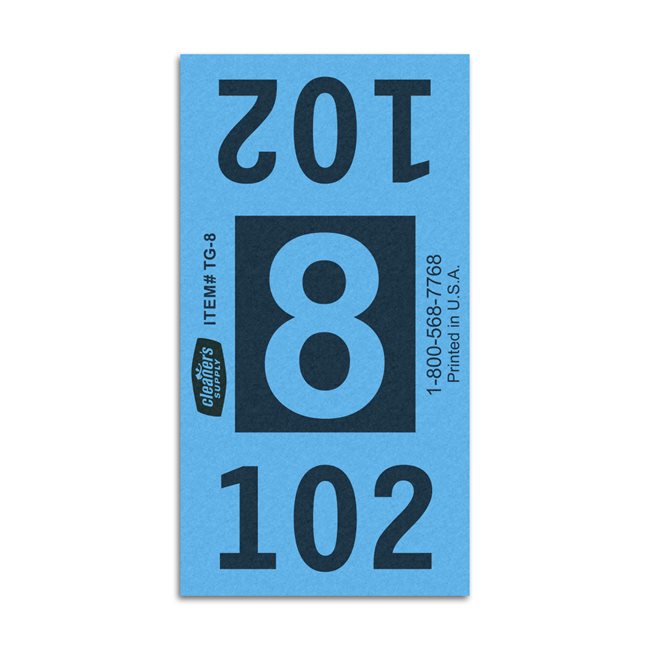 Etiquetas - Tickets Numerados  - CLNR - #8 Azul 9000/1 - Und