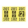 Etiquetas - Tickets Numerados  - CLEANER SUPPLY - #2 Amarillo 1000/1 - Und