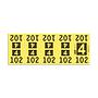 Etiquetas - Tickets Numerados  - CLEANER SUPPLY - #4 Amarillo 1000/1 - Und