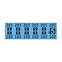 Etiquetas - Tickets Numerados  - CLEANER SUPPLY - #5 Azul 1000/1 - Und