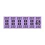 Etiquetas - Tickets Numerados  - CLEANER SUPPLY - #5 Morado - Und
