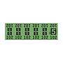 Etiquetas - Tickets Numerados  - CLEANER SUPPLY - #5 Verde - Und