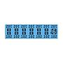 Etiquetas - Tickets Numerados  - CLEANER SUPPLY - #6 Azul - Und