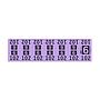 Etiquetas - Tickets Numerados  - CLEANER SUPPLY - #6 Morado - Und