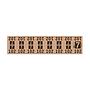 Etiquetas - Tickets Numerados  - CLEANER SUPPLY - #7 Marron - Und
