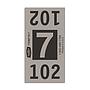 Etiquetas - Tickets Numerados - CLNR - #7 Gris 8000/1 - Und