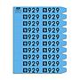Etiquetas - Ticket Sencillo # 9 - CLNR - 1000/1 - Und
