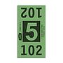 Etiquetas - Tickets Numerados  - CLNR - #5 Verde 6000/1 - Und