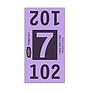 Etiquetas - Tickets Numerados  - CLNR - #7 Morado 8000/1 - Und